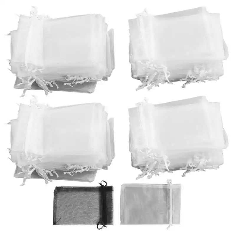 

Мини-сумки из органзы на шнурке, украшение для вечеринки, свадьбы, украшения