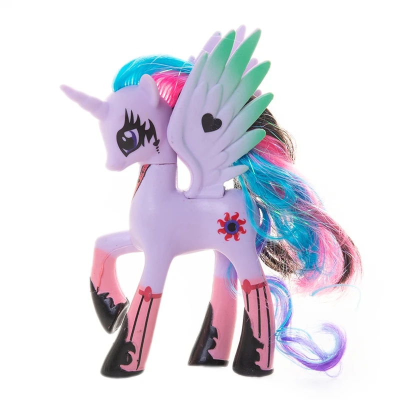 

Unicorn Makeup Sun Princess Princess Luna Cartoon Horse Action Toy Figures 14CM High