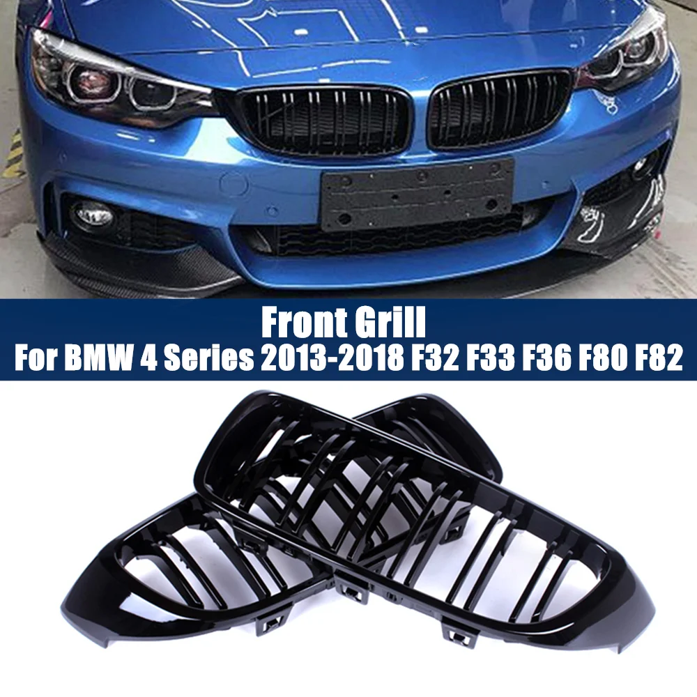 

Передняя решетка радиатора M4 для BMW 4 серии F32 F33 F36 F80 F82 2013-2018 425i 430i 440i 435i, автомобильные аксессуары