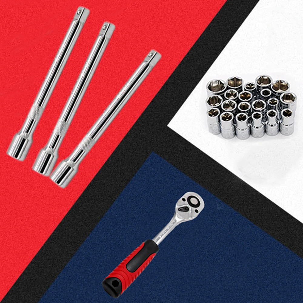 FURONGHUA CR-V 12 шт. Трещоточный ключ Set 1/4 3/8 1/2 Auto Repair шестигранный гаечный ключ Socket Set FURONGHUA CR-V 12 шт. Трещоточный ключ Set 1/4 3/8 1/2 Auto Repair шестигранный гаечный ключ Socket Set