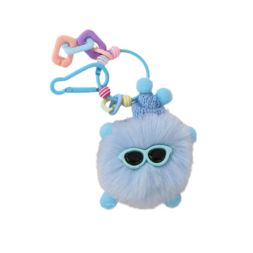 Красочный плюшевый эльф милый мультяшный кулон кролик рекс угольной шарик