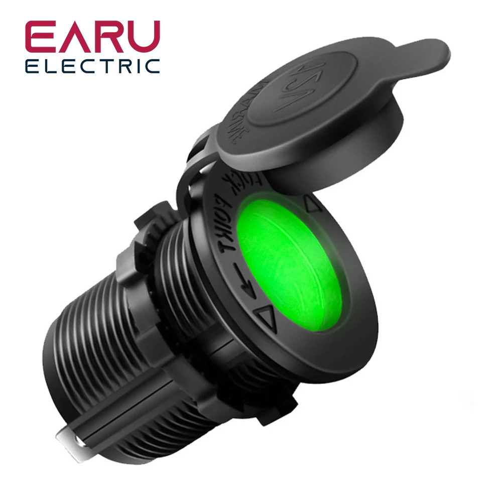 

Автомобильный прикуриватель 12 В-24 В водонепроницаемая вилка адаптер розетки для морской лодки мотоцикла грузовик RV ATV с проводом D5