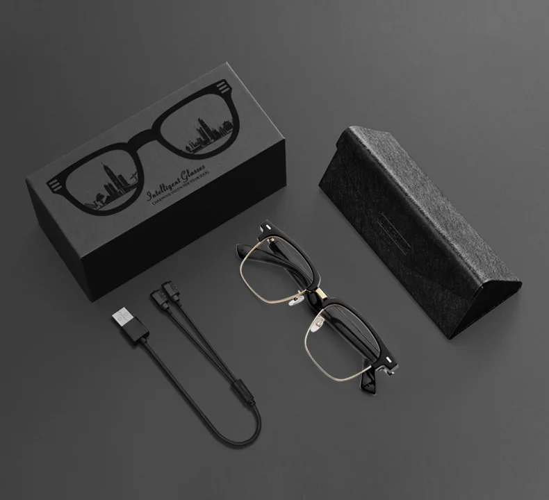 Купи AR Smart Bluetooth Glasses 5.0 for Men and Women Waterproof Smart Call Headphones Anti-Blue Light Music IP67 Wireless Sunglasses за 3,017 рублей в магазине AliExpress