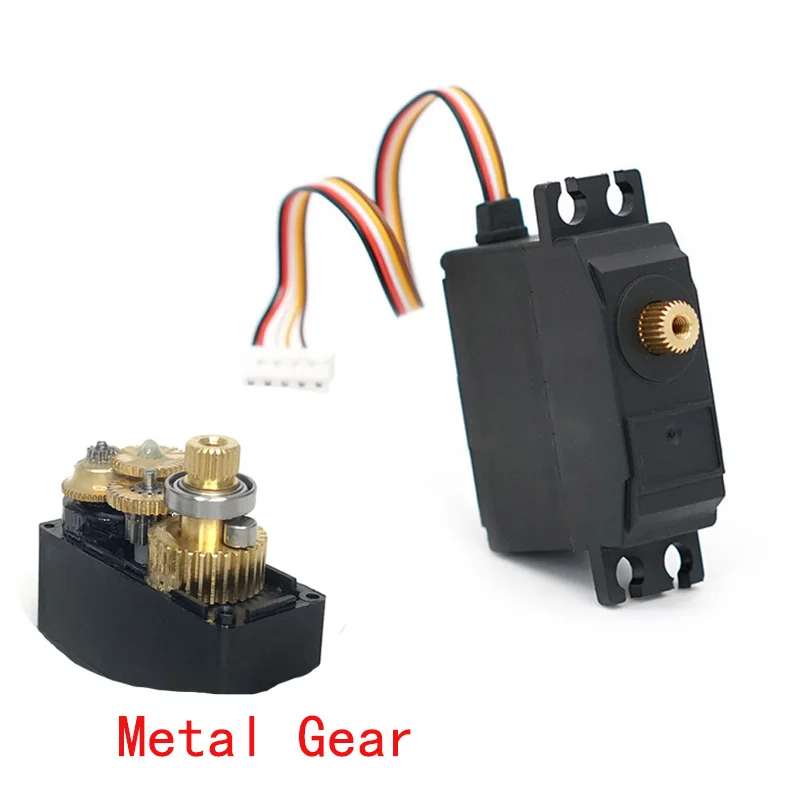 

Upgraded 25g Metal Gear Servo for Wltoys 12428 12423 RC Desert Truck Car