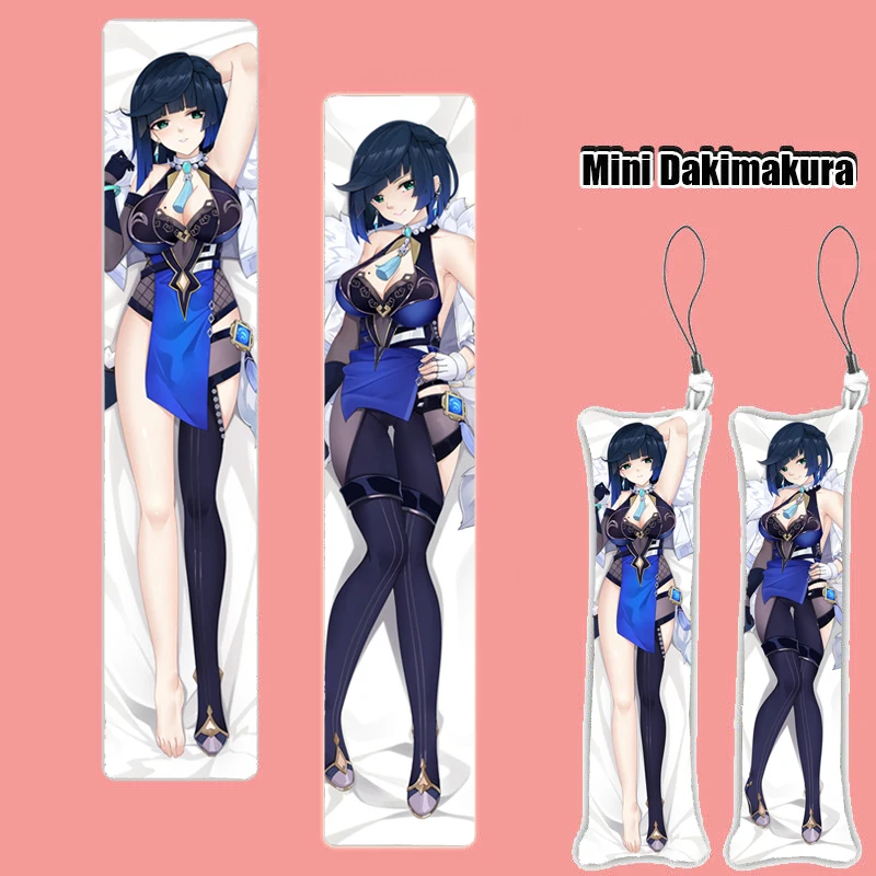 

Kawaii Genshin Impact Game Ye Yun Mini Dakimakura ремешок сделай сам на заказ брелок Брелок фигурка подвеска орнамент подарок