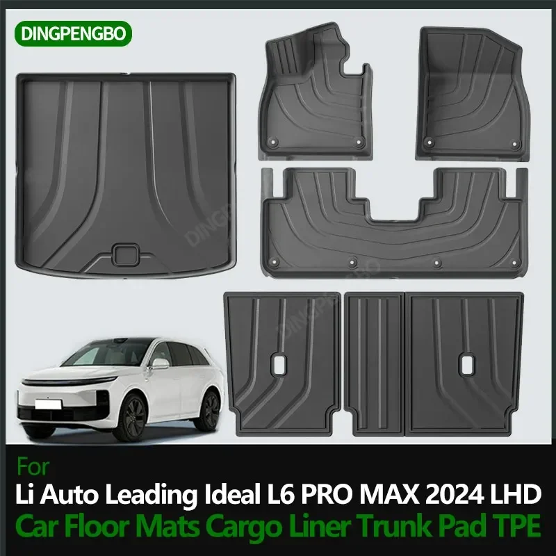 Для LiXiang Li Auto Leading Ideal L6 PRO MAX 2024 автомобильные коврики грузовой вкладыш коврик в