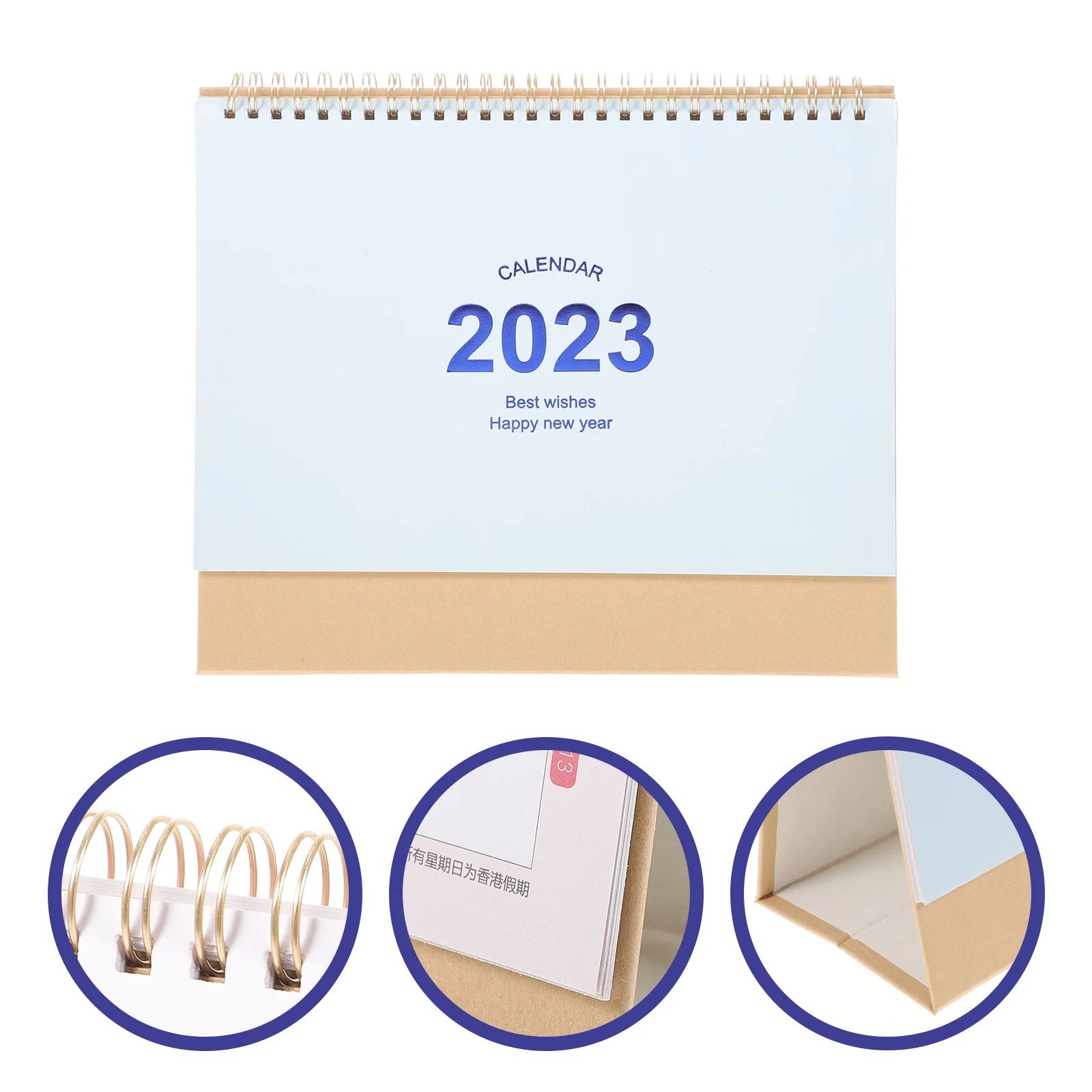 

Calendar Desk Standingplanning Schedule 2023 Chinese Daily Free Spiral Tabletop Flipping Mini Planner Rabbit Year Weekly Monthly