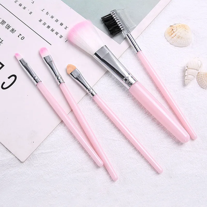 

5pcs Professional Makeup Brushes Powder Eyeshadow Eyelash Cheek Brush Set Cosmetic Tool