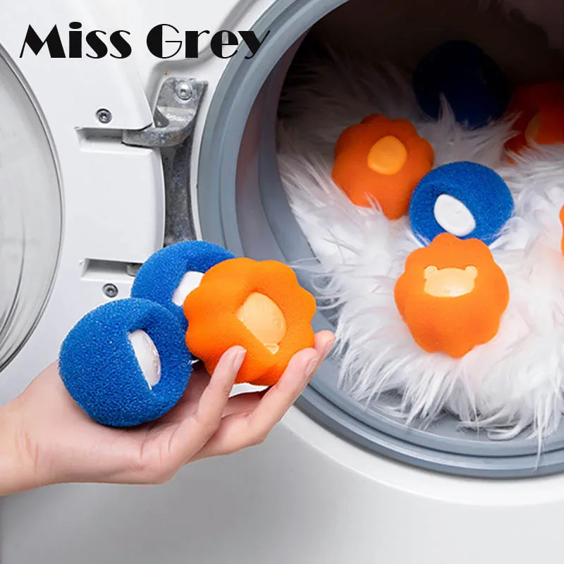 

Magic Laundry Ball Reusable Pet Hair Remover Clothes Washing Machine Cleaning Tool Cat Dog Accessories Anti Winding Lint Catcher