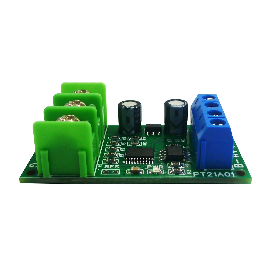 PT21A01 DC12V PT100 RTD преобразователь с RS485 Modbus RTU сенсором для точного контроля
