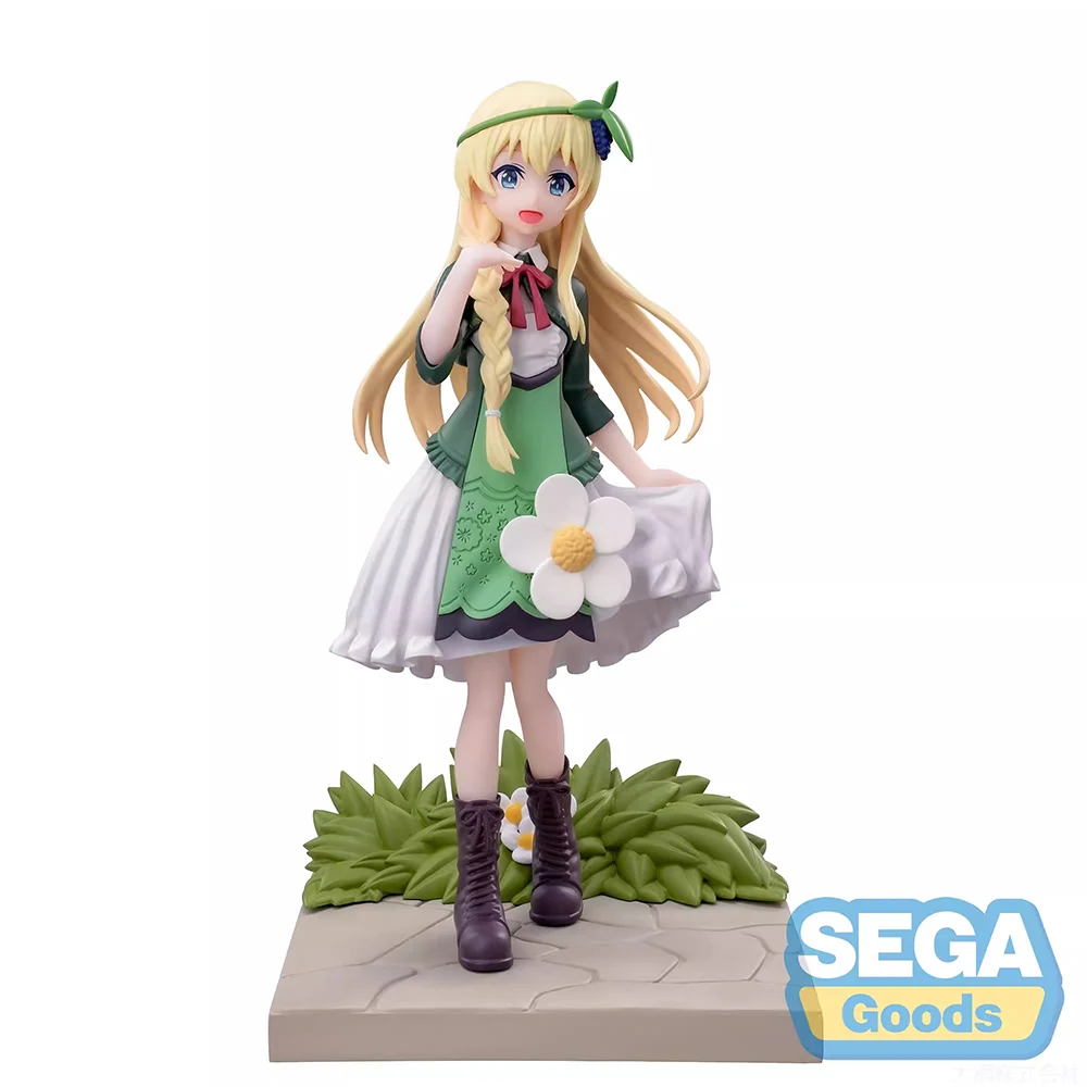 Фото В наличии оригинальная фигурка SEGA Luminasta KonoSuba Megumin Darkness Aqua Iris, модель из ПВХ, коллекционные игрушки, кавайная кукла, подарок №2