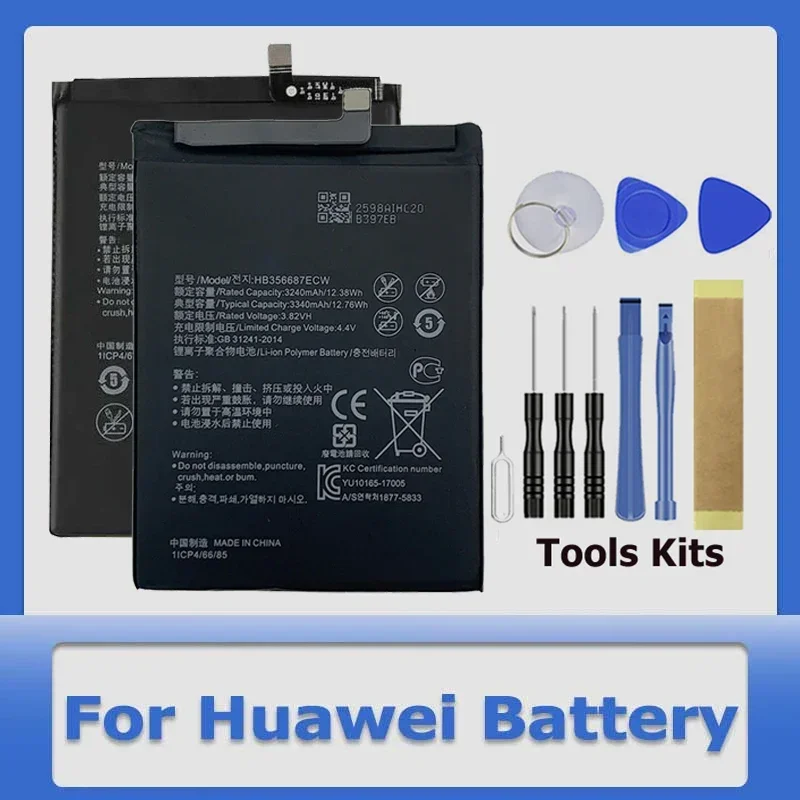 Аккумулятор XDOU для Huawei P10 P20lite P30 P40 PRO Watch2 LEO-B09 S7-301U Nova 2Plus 2i 3i 7 Honor S8-701W 8X 9A 9X 10Lite V10