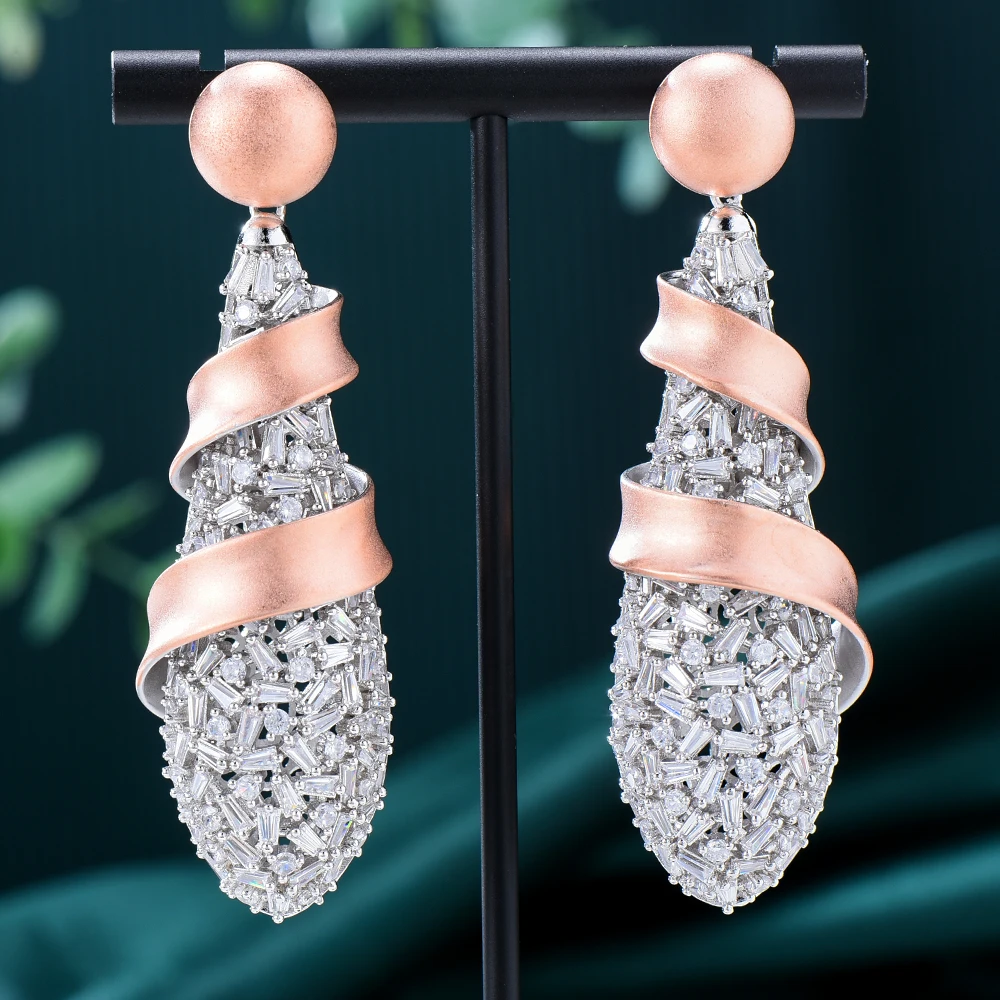 Новинка роскошные модные длинные серьги-подвески Soramoore для женских подарков