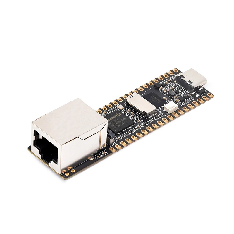 LuckFox Pico Plus RV1103 Linux Micro Dev Board интегрирует ARM Cortex-A7/RISC-V MCU/NPU/ISP опция контактного