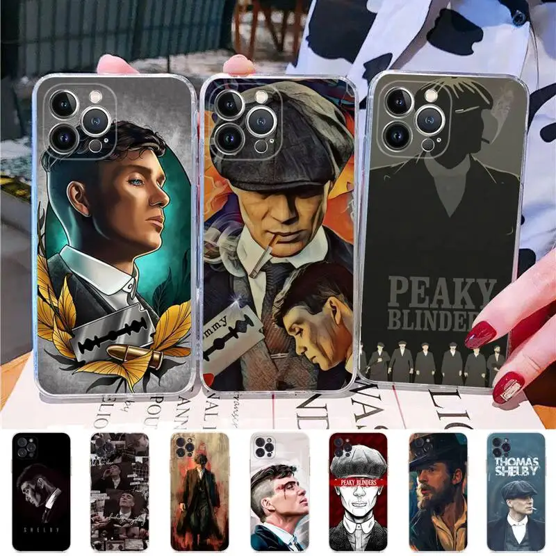 

Peaky Blinders Thomas Shelby Lambskin Phone Case Silicone Soft for iphone 14 13 12 11 Pro Mini XS MAX 8 7 6 Plus X XS XR Cover