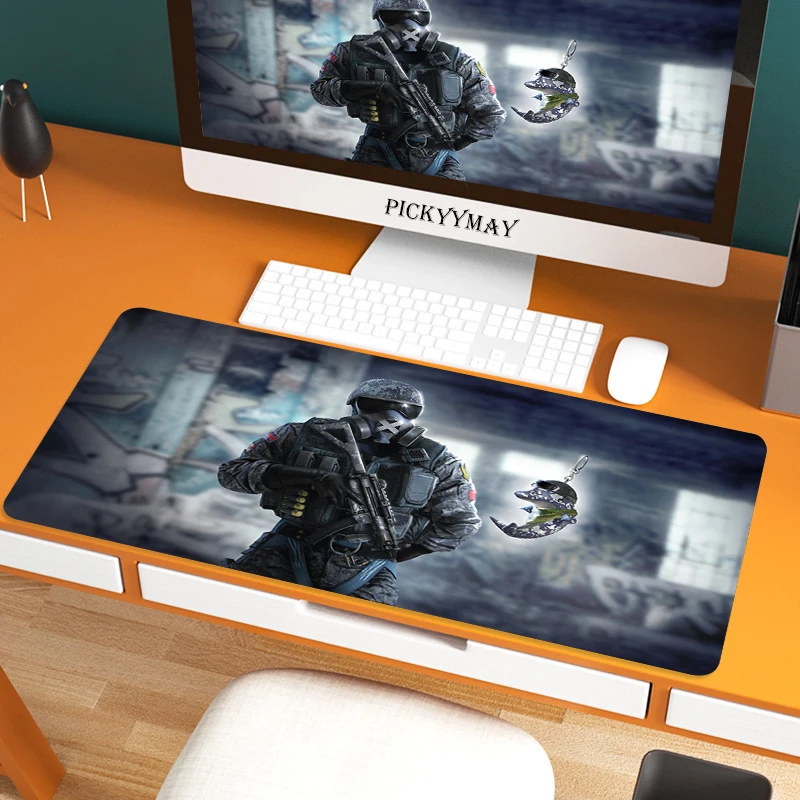

Rainbow Six Siege Large Mat Gaming Mouse Pad Mousepad Gamer 900x400 Rubber Keyboard Mats Desk Pad Mat Table Mousepad Carpet