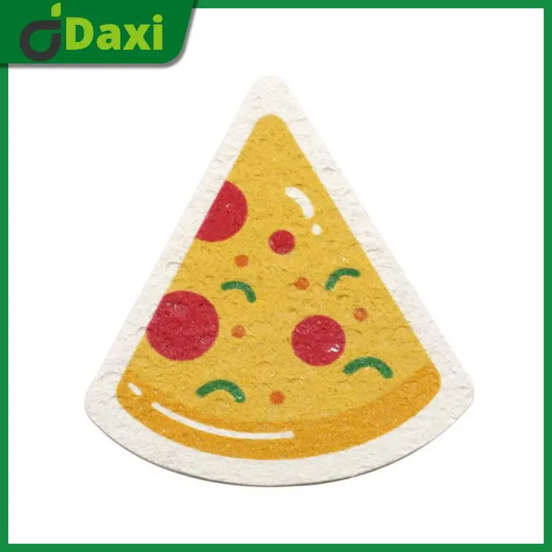 

Decontamination Wood Pulp Cotton Household Wood Pulp Sponge Double-sided Decontamination Dishwashing Dishwashing Sponge Printed