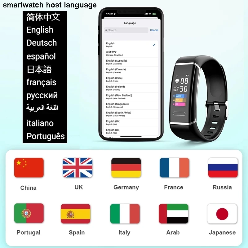 Смарт-часы CT6 мужские спортивные для Android iOS фитнес-браслет водонепроницаемые