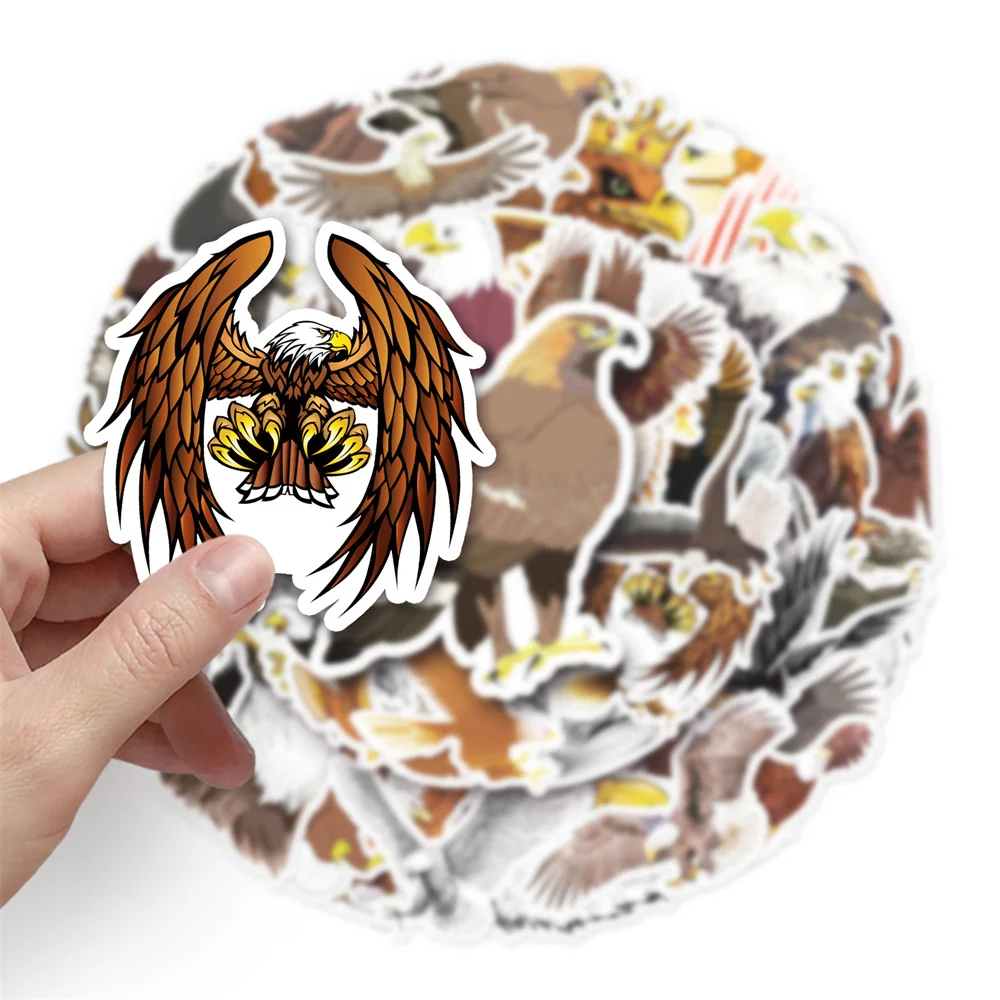 

50pcs Hawk Eagle Stickers For Scrapbook Laptop Ipad Phone Stationery Kscraft Cute Sticker DIY Scrapbooking Supplies Vintage