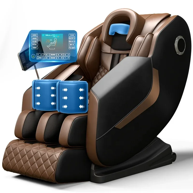 Роскошное гравитационное массажное кресло Shiatsu SL Track 4D для тела сенсорное