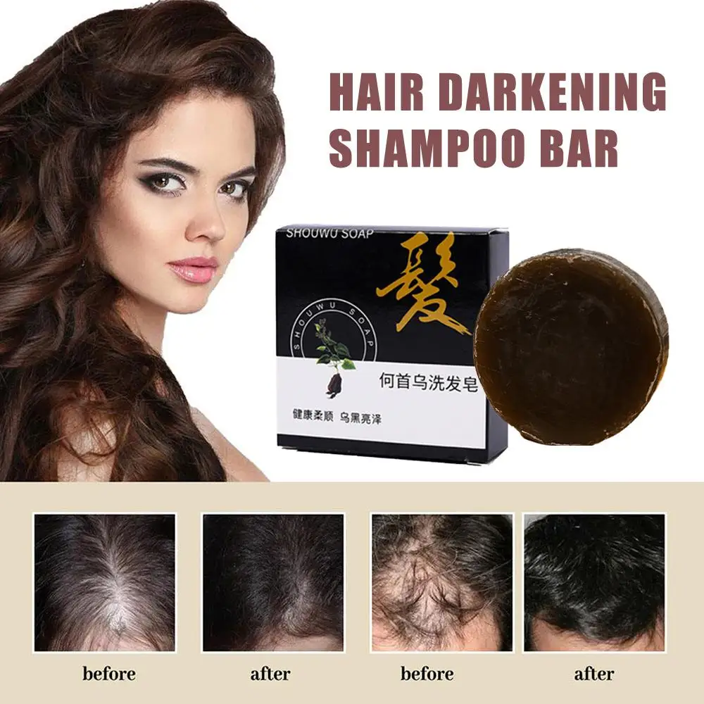 

Мыло для волос, затемняющий шампунь для волос, восстанавливающий седый Белый Органический цвет волос, натуральный шампунь для лица, Кондиционер для волос и тела D G0Q2