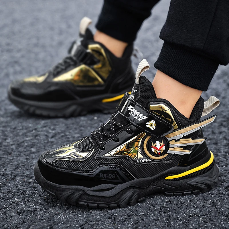 Brand Kids Sneakers Outdoor Running Shoes Boys Girls Comfortable Sport Shoes Autumn Winter Children Gym Shoes Antislip Trainers