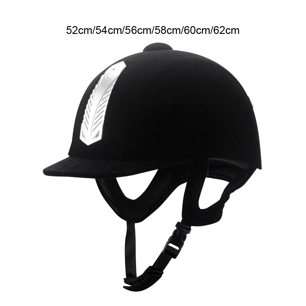 

Protective Sports Helmet Adjustable Belt Short Brim Durable Odorless Equestrian Helmet Horse Riding