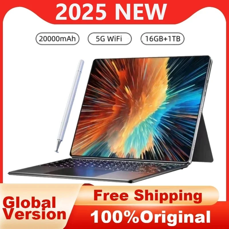 2024 Совершенно новый планшет Pad Air Pro 5G 11 дюймов HD 4K Android 13 16 ГБ + 1 Т 20000 мАч Dual SIM Bluetooth