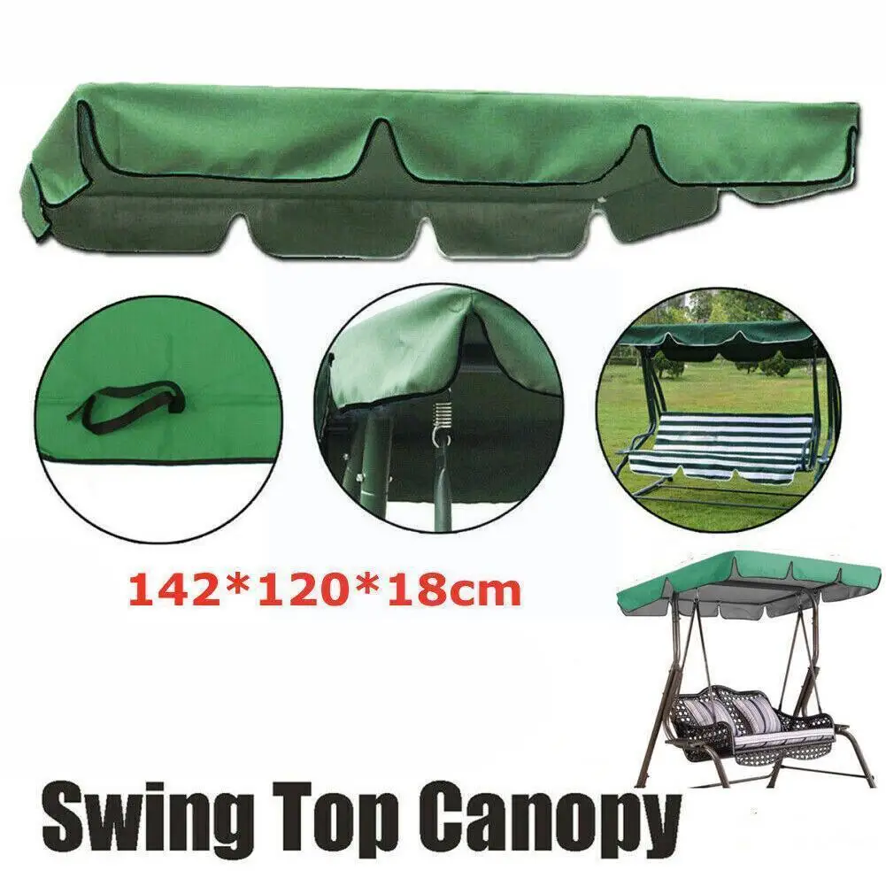 

Canopy Swing Cover Garden Courtyard Outdoor Swing Chair Roof Summer Chair Swing Sunshade Hammock Replacement Awning Canopy W4h0