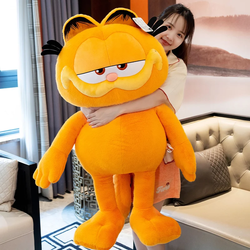 Большой размер Miniso Garfield плюшевая ленивая Имбирная кошка Мягкая кукла котята
