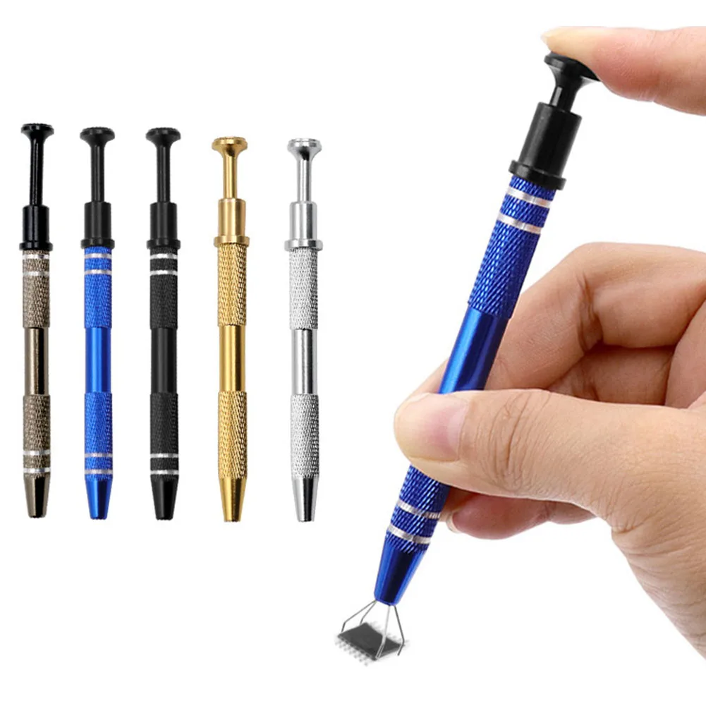 

Electronic Component Grabber Four Claw IC BGA Chip Gripper Extractor Screw Picker Pick Up Pen Electronic Repair Hand Tools