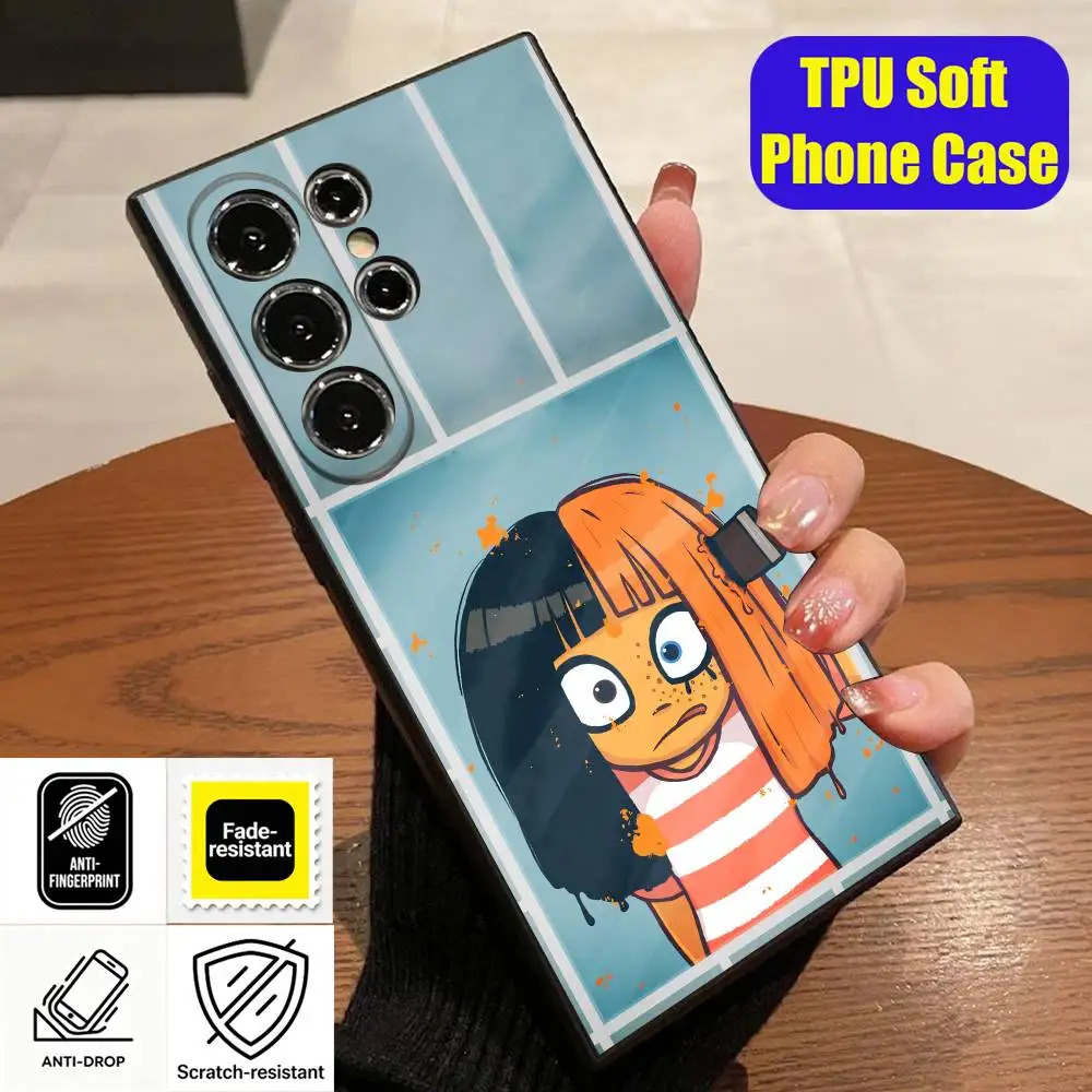 Фото Чехол для телефона Maya Mymy Coco O-Ongezellig для Samsung S26, S24, S22, S25, S23, S30, S21, Ultra, Plus, Fe, Lite, силиконовый чехол №5