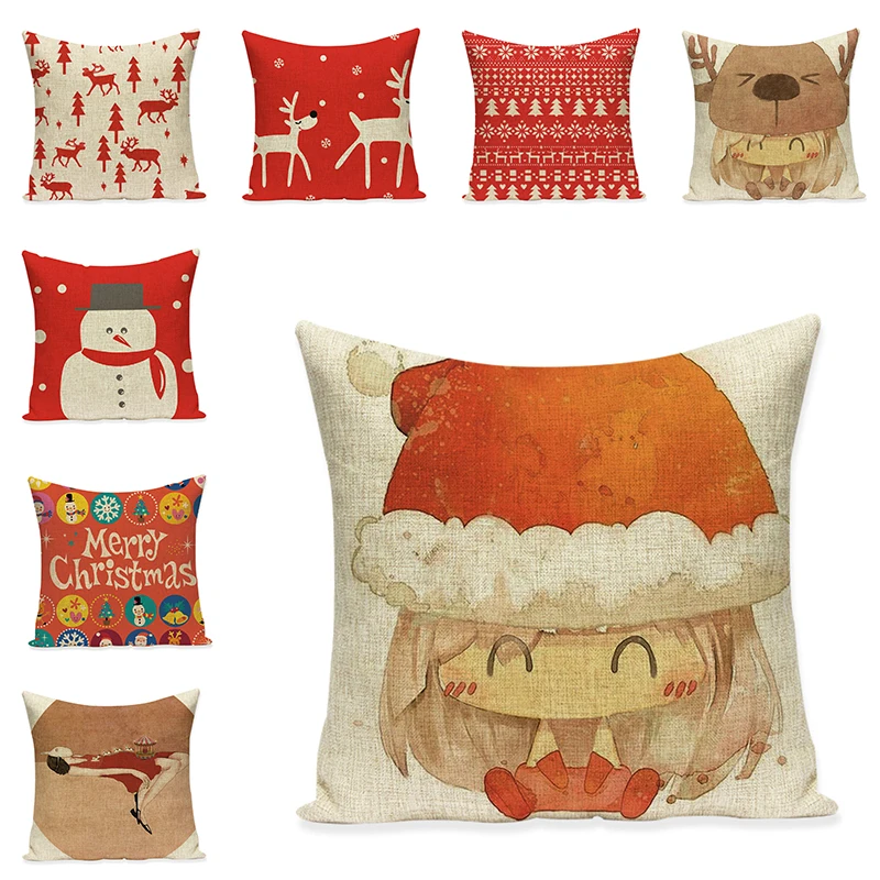 

Чехол для подушки из мультфильма, декоративная подушка, чехол для дивана, чехол для подушки, аксессуары для автомобильных сидений, офисный д...