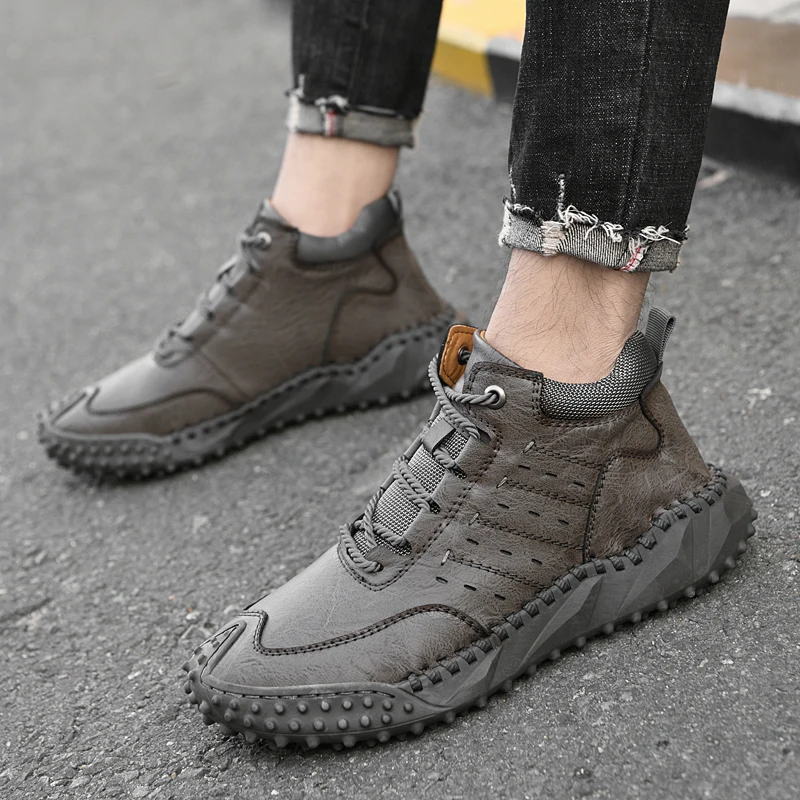 New Men's Comfort Golf Shoes Outdoor Golf Non slip Sports Shoes Men's Winter Warm and Comfortable Snow Shoes Size 38-46