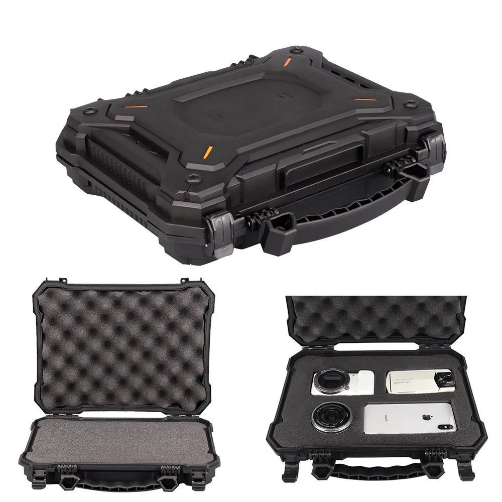 Tactical Paintball Gun Case Pistol Camera Protective Box Customized Foam Watertight Hard Shell Tool Storage Airsoft Accessories