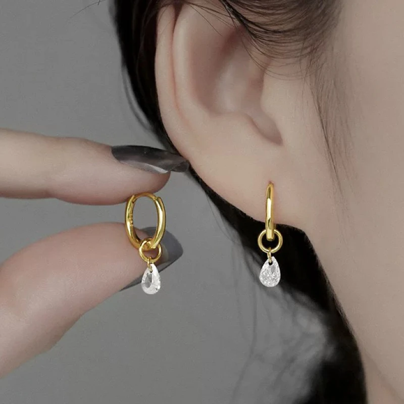 Изысканные элегантные серьги с цирконием для женщин красивые модные женские