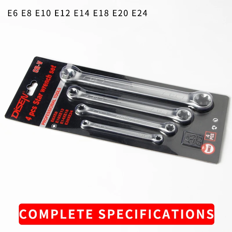 

Набор гаечных ключей E-Torx E6-E8-E10-E12-E14-E18-E20-E24
