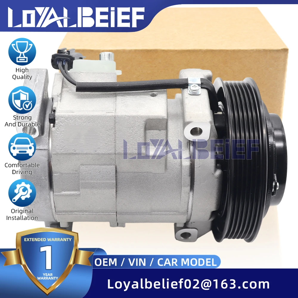 Фото Компрессор кондиционера 10S20C для Dodge Caravan 2001-2007 гг., 2.4L, 5005410AA, 05005410AD, 5005110AA, 5005410AC, 447220-3442, 447220-5315 №3