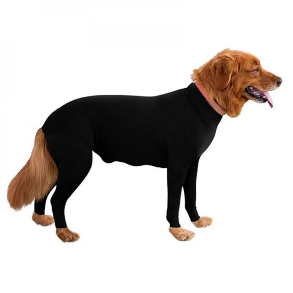 

Pet Clothing Anti Anxiety Dog Recovery Suit After Surgery Wear Soft Washable Abdominal Wound Protector Keep Warm Solid Elastic