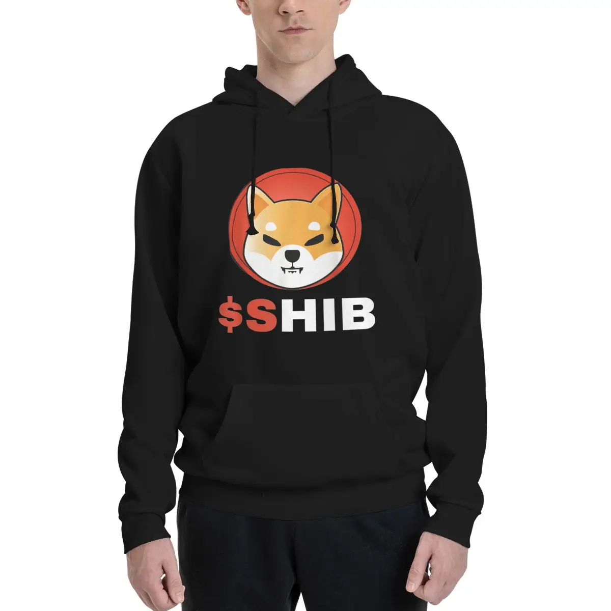 

Shiba Inu Token Crypto Shib Coin Cryptocurrency Hodler Couples Plus Velvet Hooded Sweater Home Hooded rope pullover premium