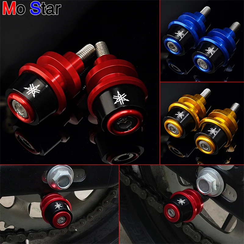 

Для YAMAHA MT09 MT03 FZ09 MT125 трассировщик 9 GT 900GT 7GT YZF R1 R6 R7 R125 R3 аксессуары для мотоцикла CNC M6 слайдеры Swingarm катушки