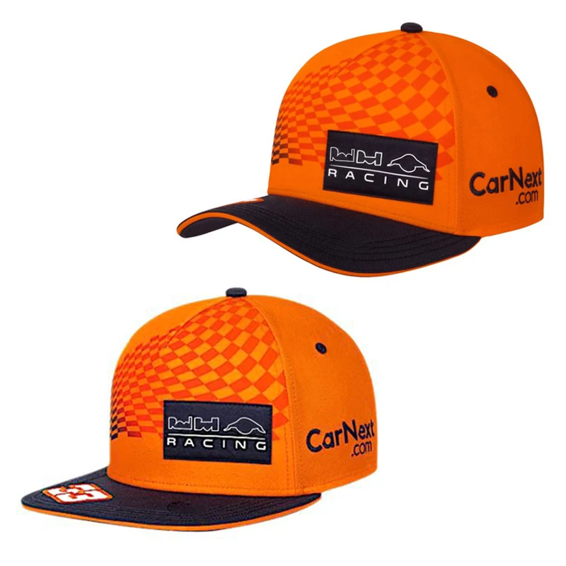 

high quality 33 Racing car baseball cap Orange cotton embroidered snapback Outdoor sports off-road f1 hat Unisex Business gift