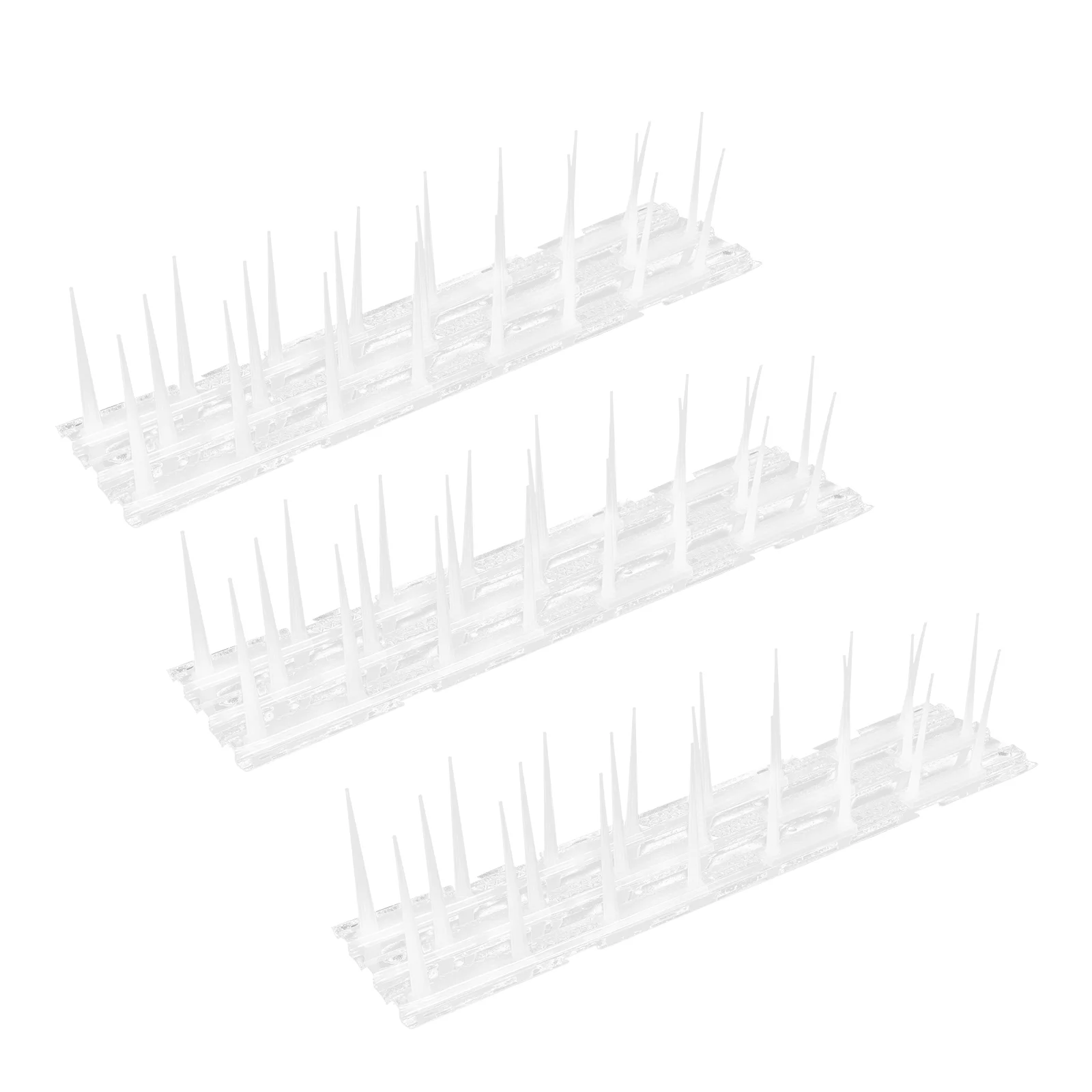 

3Pcs Bird Spike Plastic Bird Repellent Fence Spike Pigeon Prevention Spike
