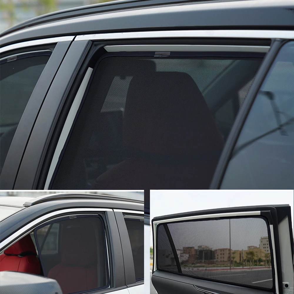 

For Audi Q5 8R 2008-2017 SQ5 Magnetic Car Sunshade Shield Front Windshield Blind Curtain Rear Baby Side Window Sun Shade Visor