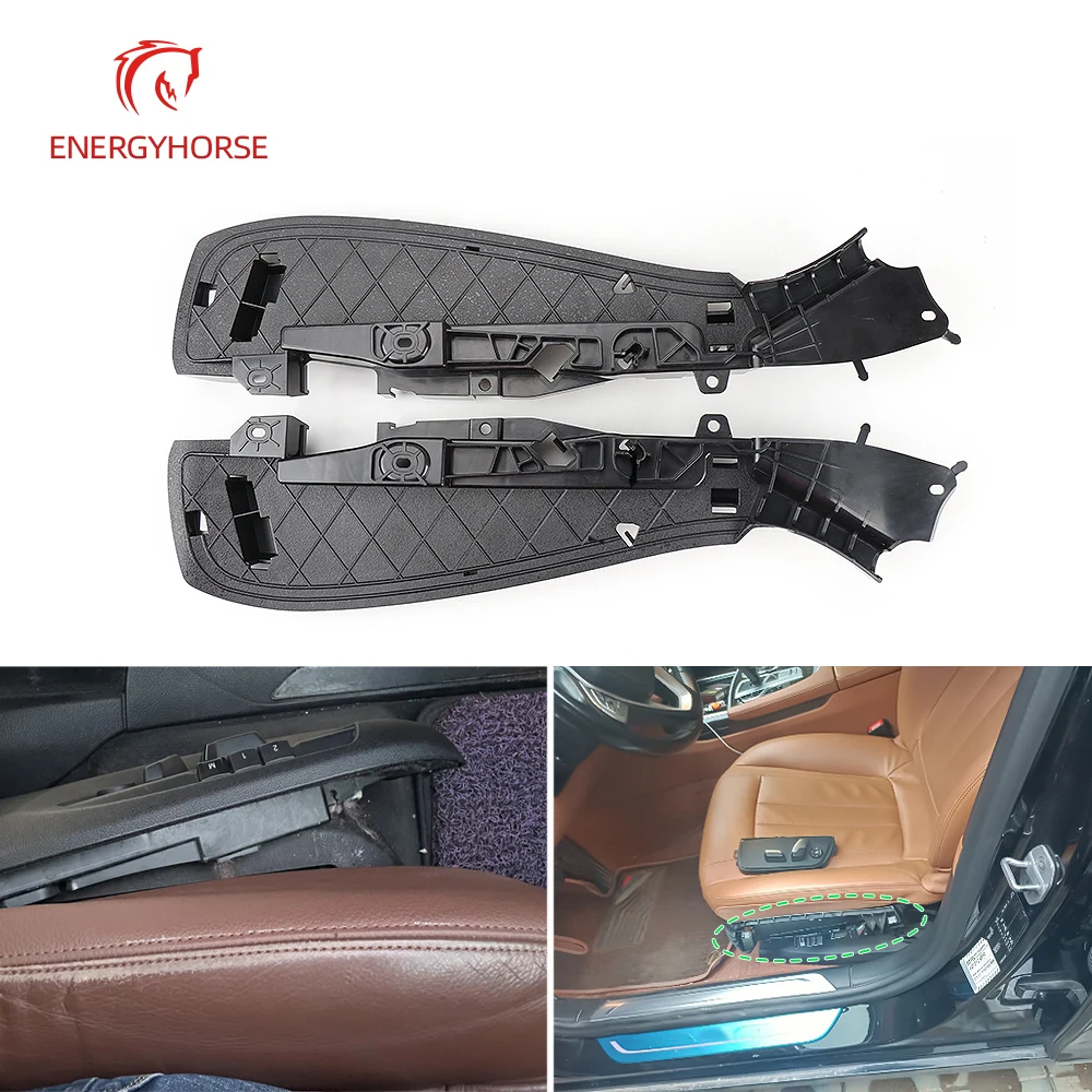 

For BMW F10 F07 F02 G30 G12 Car Front Seat Side Bracket Plastic Cover For BMW 5 7 Series 520 525 535i 730 740 Auto Accessories