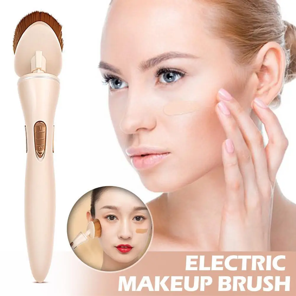 

Electric Makeup Brushes Blending Blush Brush For Quick Makeup Electric Makeup Puff Applicator Beauty Tool Eyeshadow Brush M5J4