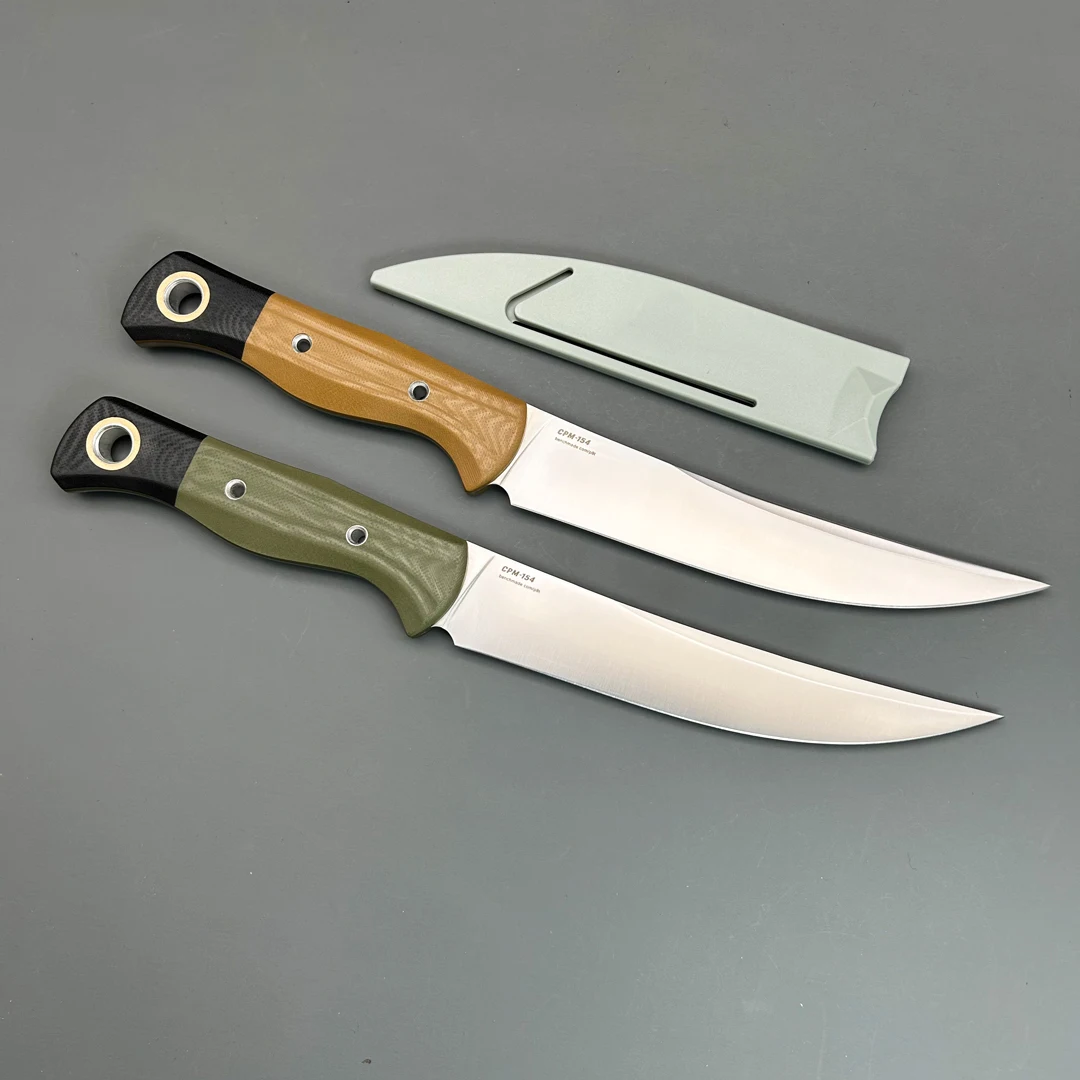 Фото Нож BM Meatcrafter 4050 с фиксированным лезвием, рукоять G10, для активного отдыха, охоты, кемпинга, универсальный, для кухни, фруктов, разделки мяса. №2