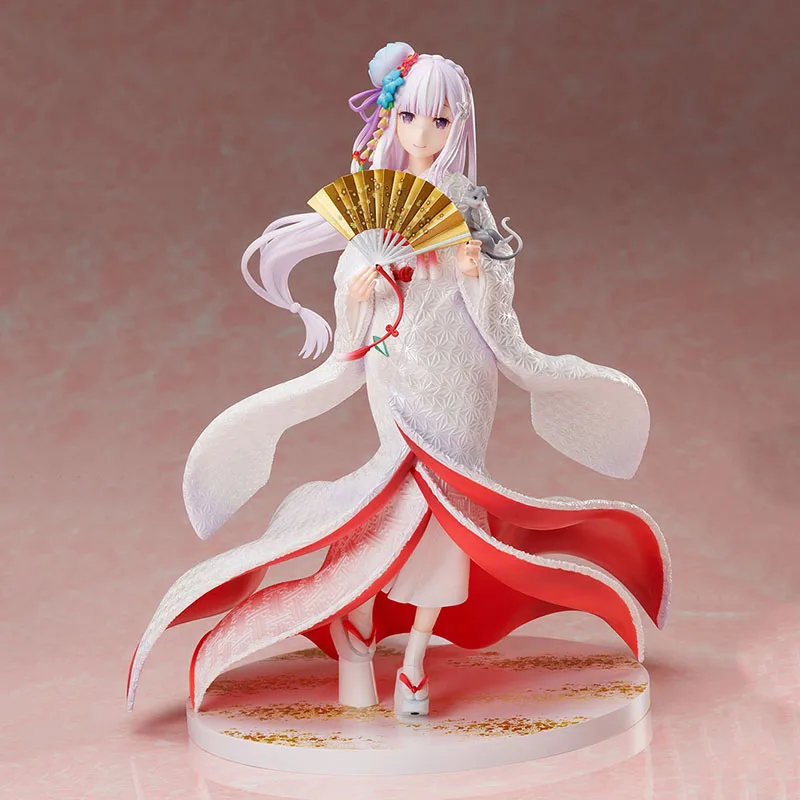 

F:NEX 1/7 Re: Life in A Different World From Zero Emilia Figure 25cm Genuine Japan Anime Figure Doll Collection Model