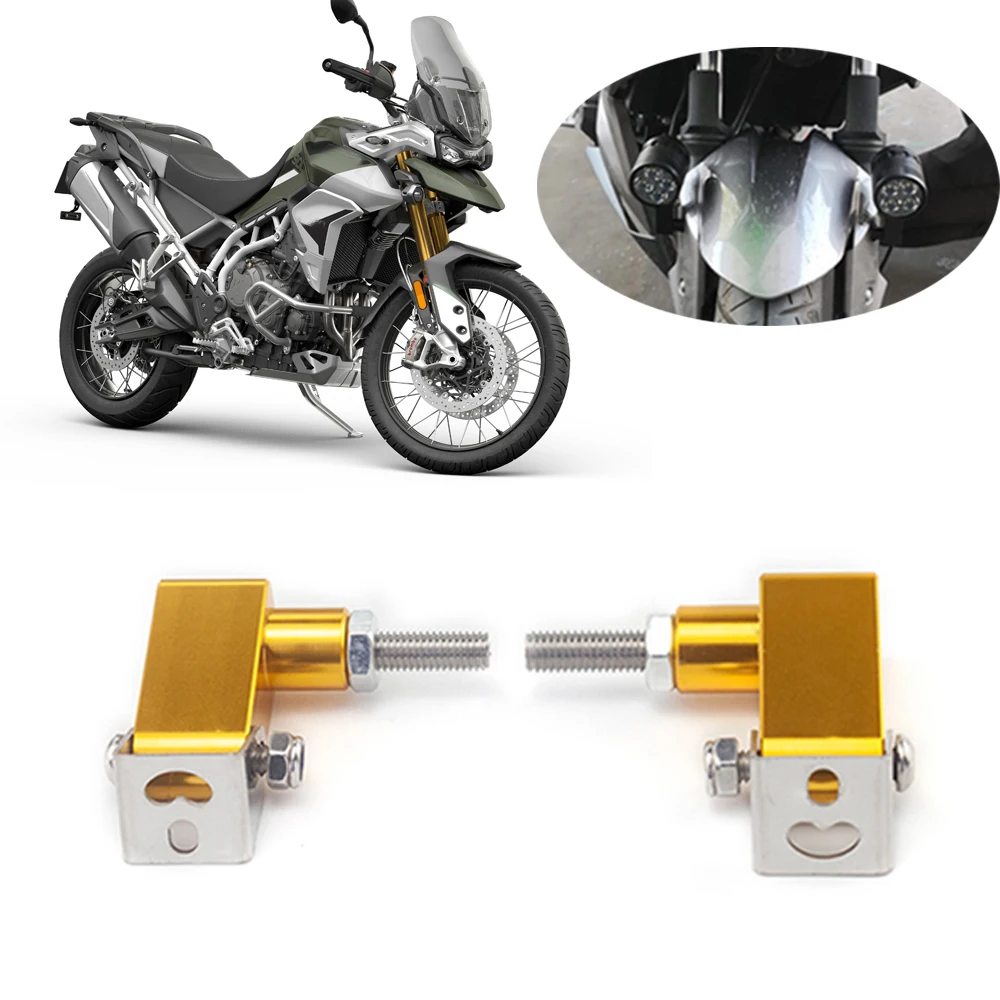 

Для triumph tiger 900 900GT RALLY Pro Tiger850 2020-2022 переднее крыло мотоцикла Нижняя вилка противотумансветильник фара точечный свет s монтажный кронштейн