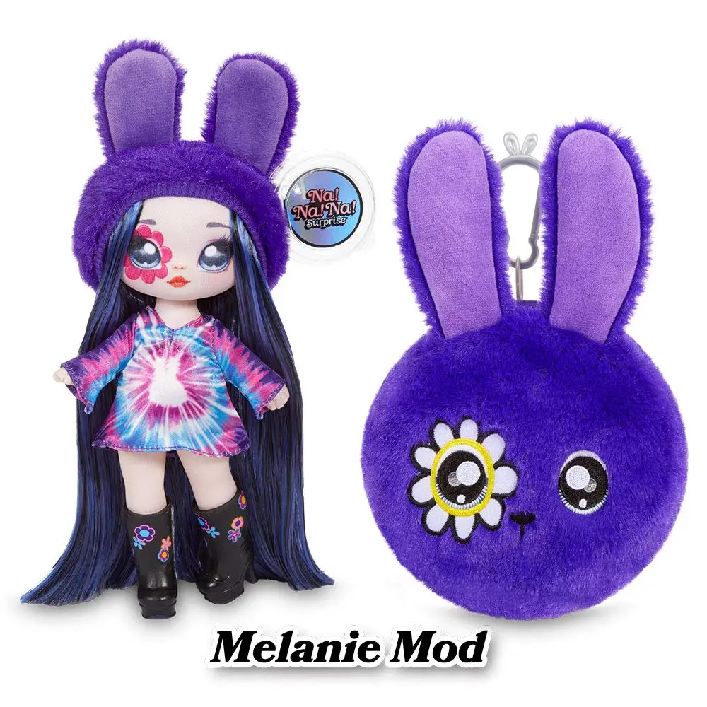 На! Модная Кукла и плюшевый Кошелек-сюрприз 2 в 1 серия 4 млани мод Джули радостное